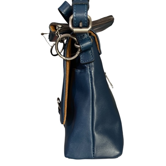 Patricia Nash Mili Leather Medium Flap Crossbody w/ Coin Pouch 0107 - Picture 4 of 13